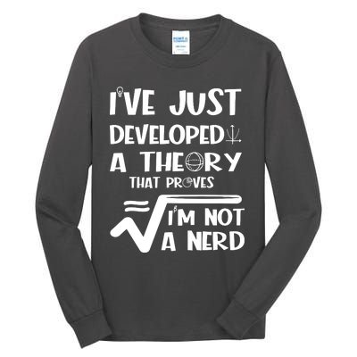 Funny Nerdy Math Tall Long Sleeve T-Shirt