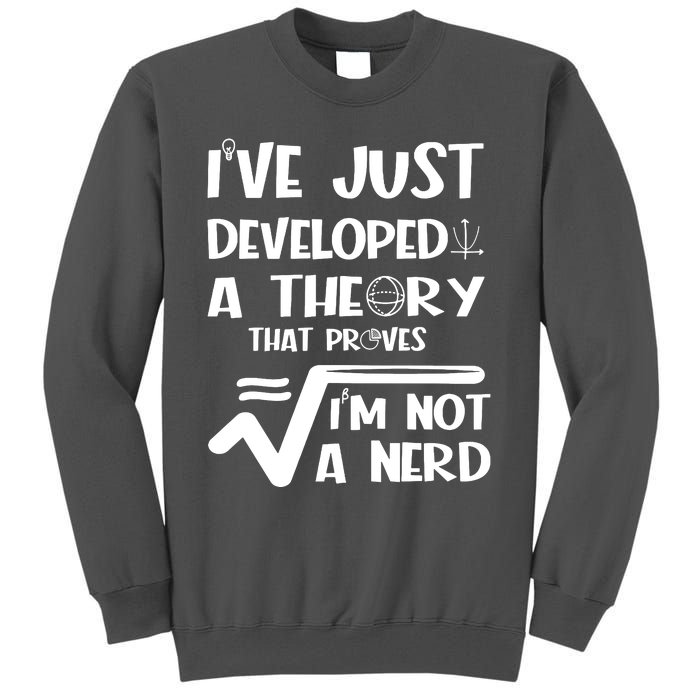 Funny Nerdy Math Tall Sweatshirt