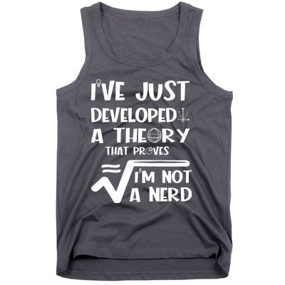 Funny Nerdy Math Tank Top