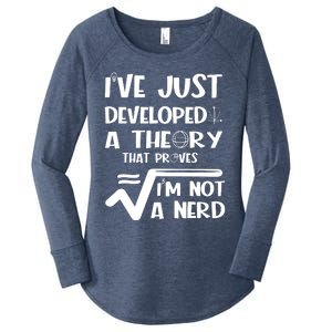 Funny Nerdy Math Women's Perfect Tri Tunic Long Sleeve Shirt