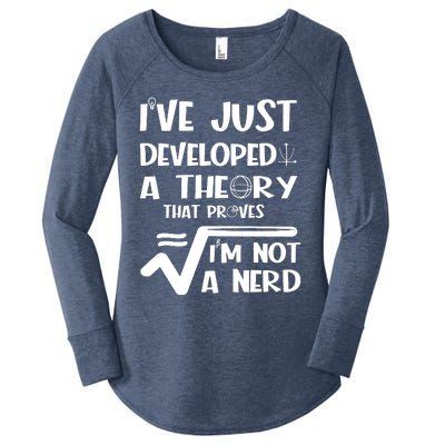 Funny Nerdy Math Women's Perfect Tri Tunic Long Sleeve Shirt