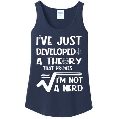 Funny Nerdy Math Ladies Essential Tank