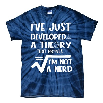 Funny Nerdy Math Tie-Dye T-Shirt