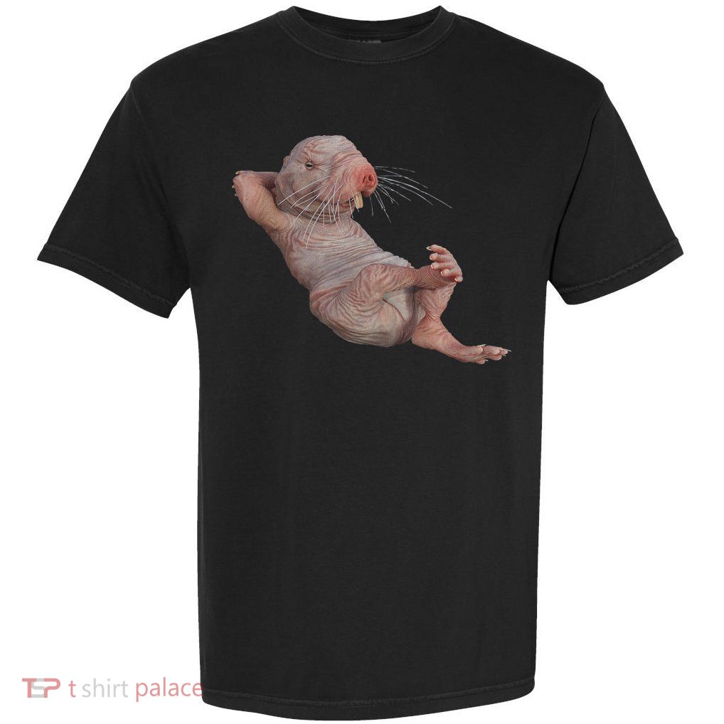 Funny Naked Mole Rat Zookeeper Safari Animal Lover Mole Rat Garment-Dyed Heavyweight T-Shirt