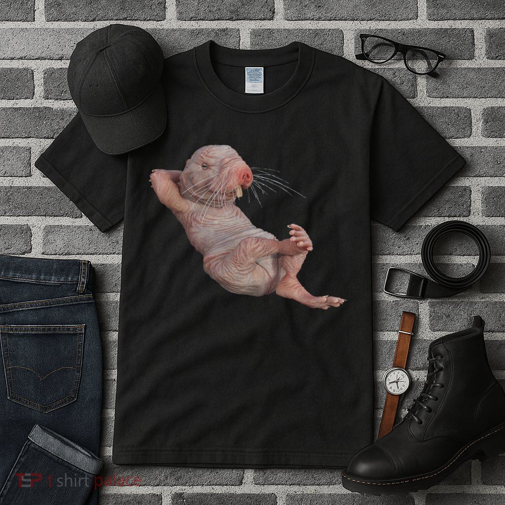 Funny Naked Mole Rat Zookeeper Safari Animal Lover Mole Rat Tall T-Shirt