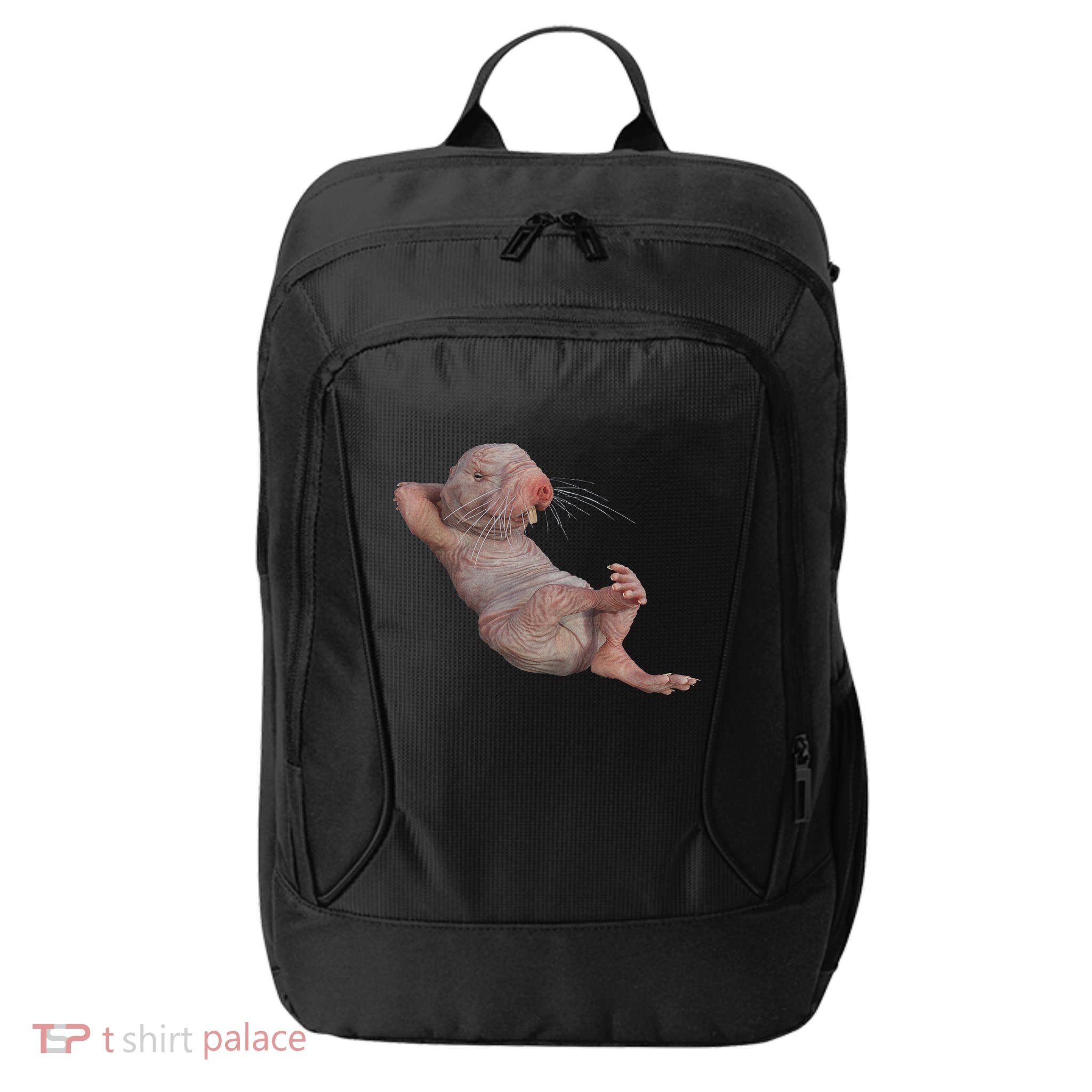 Funny Naked Mole Rat Zookeeper Safari Animal Lover Mole Rat City Backpack