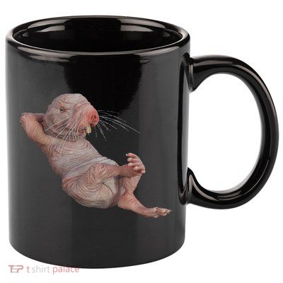 Funny Naked Mole Rat Zookeeper Safari Animal Lover Mole Rat 11oz C Handle Ceramic Mug