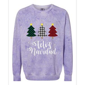 Feliz Navidad Matching Family Christmas Spanish Mexican Xmas Colorblast Crewneck Sweatshirt