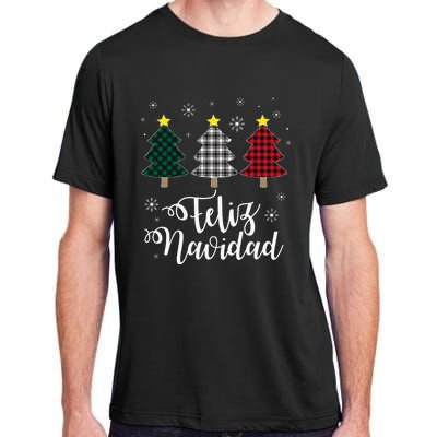 Feliz Navidad Matching Family Christmas Spanish Mexican Xmas Adult ChromaSoft Performance T-Shirt