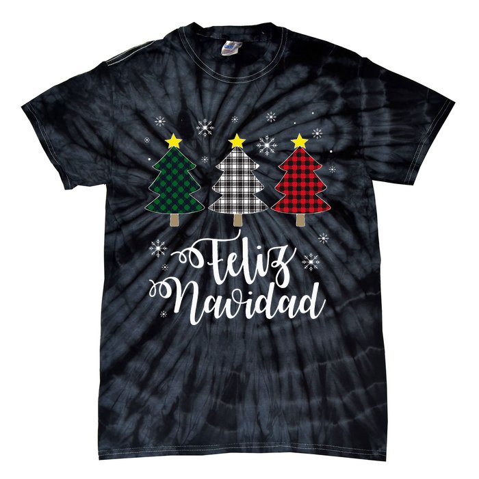 Feliz Navidad Matching Family Christmas Spanish Mexican Xmas Tie-Dye T-Shirt