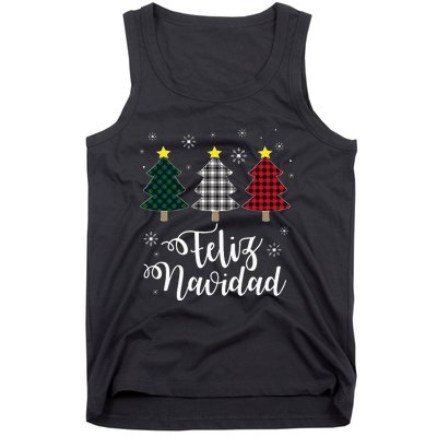 Feliz Navidad Matching Family Christmas Spanish Mexican Xmas Tank Top