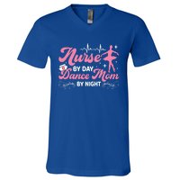 Funny Nurse Mommy Dance Mom Mothers Day Ballet Mama Nursing Gift V-Neck T-Shirt