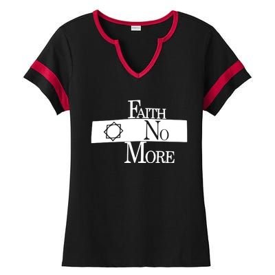 Faith No More Star Logo Ladies Halftime Notch Neck Tee