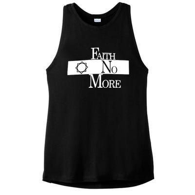 Faith No More Star Logo Ladies PosiCharge Tri-Blend Wicking Tank