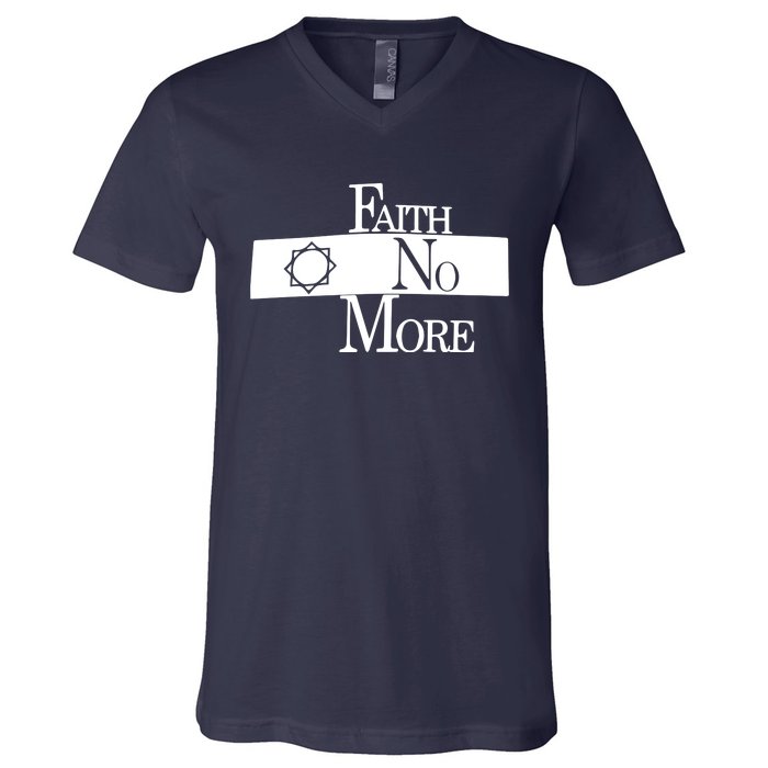 Faith No More Star Logo V-Neck T-Shirt