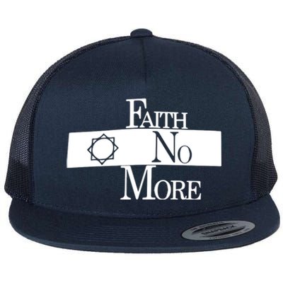 Faith No More Star Logo Flat Bill Trucker Hat