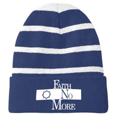 Faith No More Star Logo Striped Beanie with Solid Band