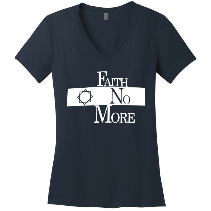 Faith No More Star Logo Women's V-Neck T-Shirt