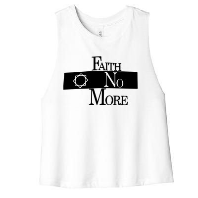 Faith No More Star Logo Women's Racerback Cropped Tank