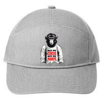 Funny Not My C.ircus Not My Monkeys Weird Fun Sayings 7-Panel Snapback Hat