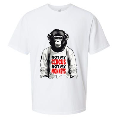 Funny Not My C.ircus Not My Monkeys Weird Fun Sayings Sueded Cloud Jersey T-Shirt