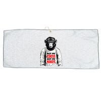 Funny Not My C.ircus Not My Monkeys Weird Fun Sayings Large Microfiber Waffle Golf Towel