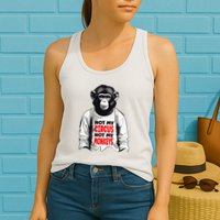 Funny Not My C.ircus Not My Monkeys Weird Fun Sayings Womens Tank Top