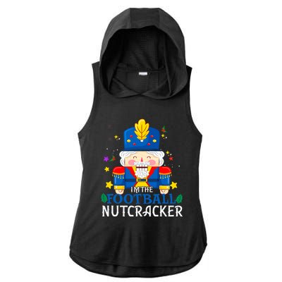 Football Nutcracker Matching Family Group Christmas Party Pj Ladies PosiCharge Tri-Blend Wicking Draft Hoodie Tank