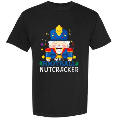 Football Nutcracker Matching Family Group Christmas Party Pj Garment-Dyed Heavyweight T-Shirt