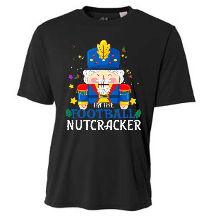 Football Nutcracker Matching Family Group Christmas Party Pj Cooling Performance Crew T-Shirt