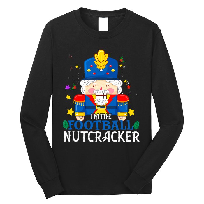 Football Nutcracker Matching Family Group Christmas Party Pj Long Sleeve Shirt