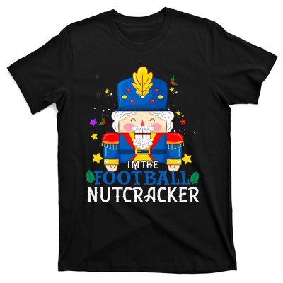 Football Nutcracker Matching Family Group Christmas Party Pj T-Shirt