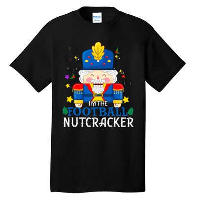 Football Nutcracker Matching Family Group Christmas Party Pj Tall T-Shirt