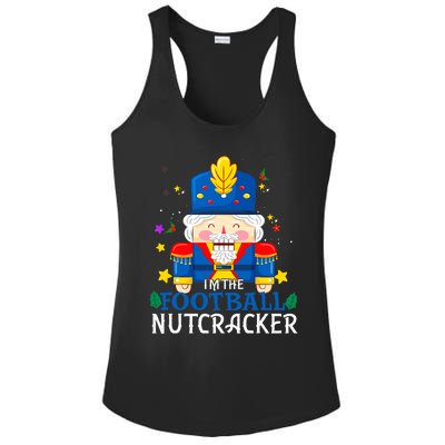 Football Nutcracker Matching Family Group Christmas Party Pj Ladies PosiCharge Competitor Racerback Tank