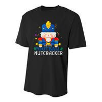 Football Nutcracker Matching Family Group Christmas Party Pj Youth Performance Sprint T-Shirt