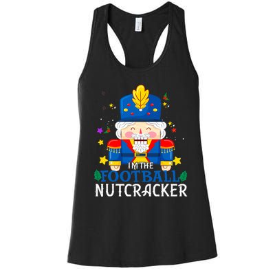 Football Nutcracker Matching Family Group Christmas Party Pj Women's Racerback Tank