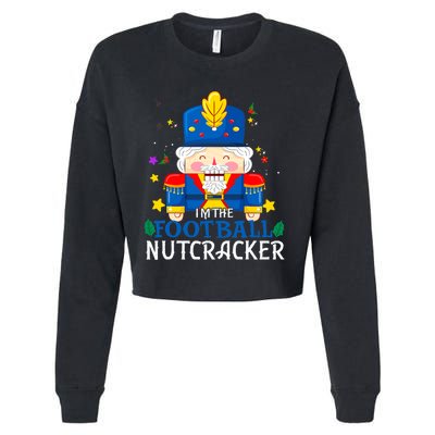 Football Nutcracker Matching Family Group Christmas Party Pj Cropped Pullover Crew