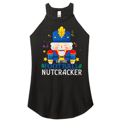 Football Nutcracker Matching Family Group Christmas Party Pj Women's Perfect Tri Rocker Tank