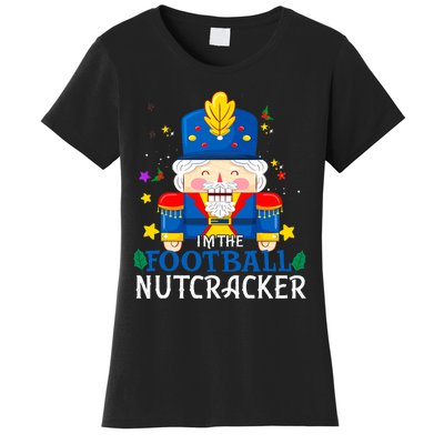 Football Nutcracker Matching Family Group Christmas Party Pj Women's T-Shirt