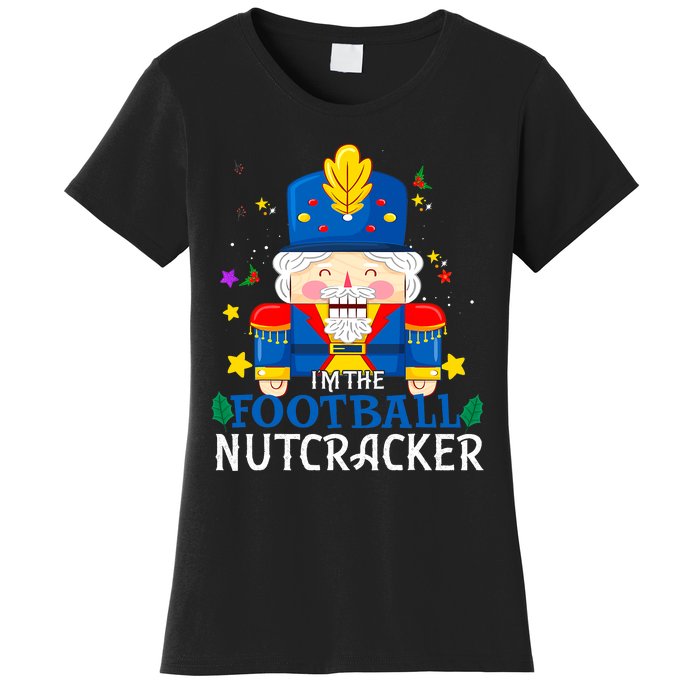 Football Nutcracker Matching Family Group Christmas Party Pj Women's T-Shirt