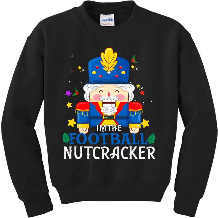 Football Nutcracker Matching Family Group Christmas Party Pj Kids Sweatshirt