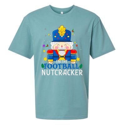 Football Nutcracker Matching Family Group Christmas Party Pj Sueded Cloud Jersey T-Shirt