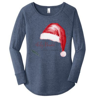 Feliz Navidad Merry Christmas Spanish Women's Perfect Tri Tunic Long Sleeve Shirt