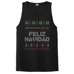 Feliz Navidad Mexican Spanish Funny Christmas Ugly Funny PosiCharge Competitor Tank