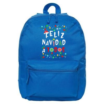 Feliz NavidadFunny Mexican Christmas In Spanish Gift 16 in Basic Backpack