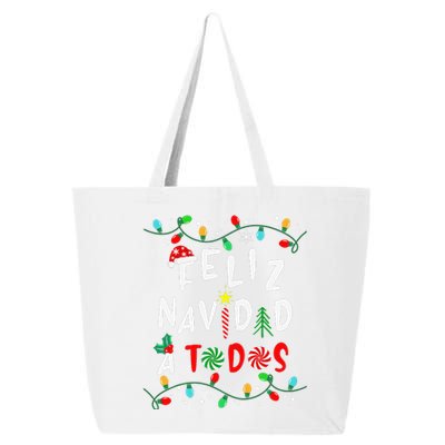 Feliz NavidadFunny Mexican Christmas In Spanish Gift 25L Jumbo Tote