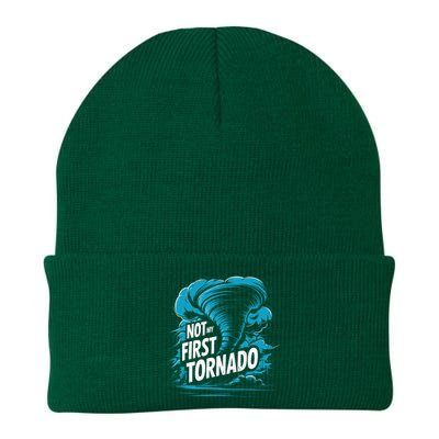 Funny Not My First Tornado Storm Seeker Knit Cap Winter Beanie