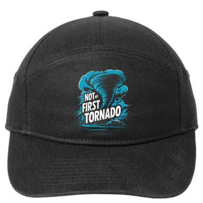 Funny Not My First Tornado Storm Seeker 7-Panel Snapback Hat