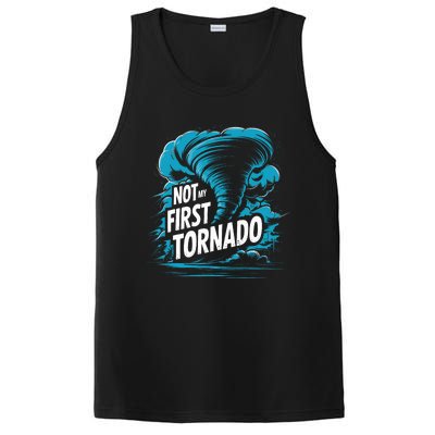 Funny Not My First Tornado Storm Seeker PosiCharge Competitor Tank