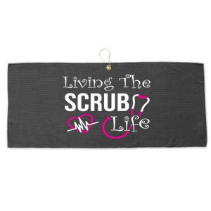 Funny Nurse Nursing Medical Cna Nurses Gift Large Microfiber Waffle Golf Towel